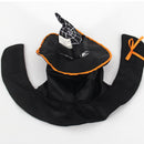 Pet supplies Dog Hat Holiday Hair dress Cool Cat Hat Bib Teddy Magic Wizard H3V1