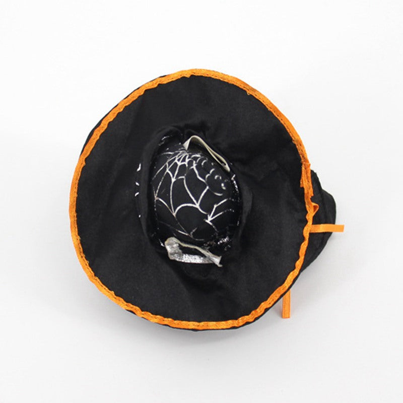 Pet supplies Dog Hat Holiday Hair dress Cool Cat Hat Bib Teddy Magic Wizard H3V1