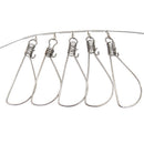 Fishing Clip Fish Lock Stainless Steel Wire Lanyard Live Fish Lock5 Metal S V5O8