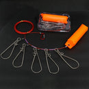 Fishing Clip Fish Lock Stainless Steel Wire Lanyard Live Fish Lock5 Metal S V5O8