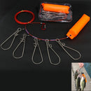 Fishing Clip Fish Lock Stainless Steel Wire Lanyard Live Fish Lock5 Metal S V5O8