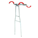Foldable Adjustable Double Pole Bracket Fishing Rod Stand Holder Sea FishingP6I8