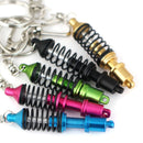 Adjustable Spring Car Part Shock Absorber Keyring Alloy Keychain Gift M6B9