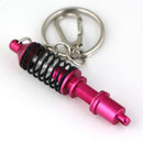 Adjustable Spring Car Part Shock Absorber Keyring Alloy Keychain Gift M6B9