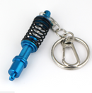 Adjustable Spring Car Part Shock Absorber Keyring Alloy Keychain Gift M6B9