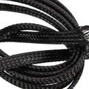 10PCS 1M Retardant Nylon Braided Sleeving 8mm Black PET Cable For 3D Printer