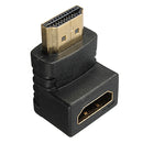 HD 90 Degree Right Angle 1.4 Adapter Male To Female For 1080p HDTV