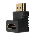 HD 90 Degree Right Angle 1.4 Adapter Male To Female For 1080p HDTV