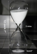 Large Fashion Colorful Sand Glass Sandglass Hourglass Timer Clear Smooth Gl U5A7