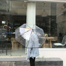 Transparent Umbrella Automatic Umbrella Rain Women Men Sun Rain Auto Umbrel