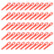50X Plastic Trimmer Blades For Bosch ART26LI ART26 Accutrim ART26 EasyTrim Accu