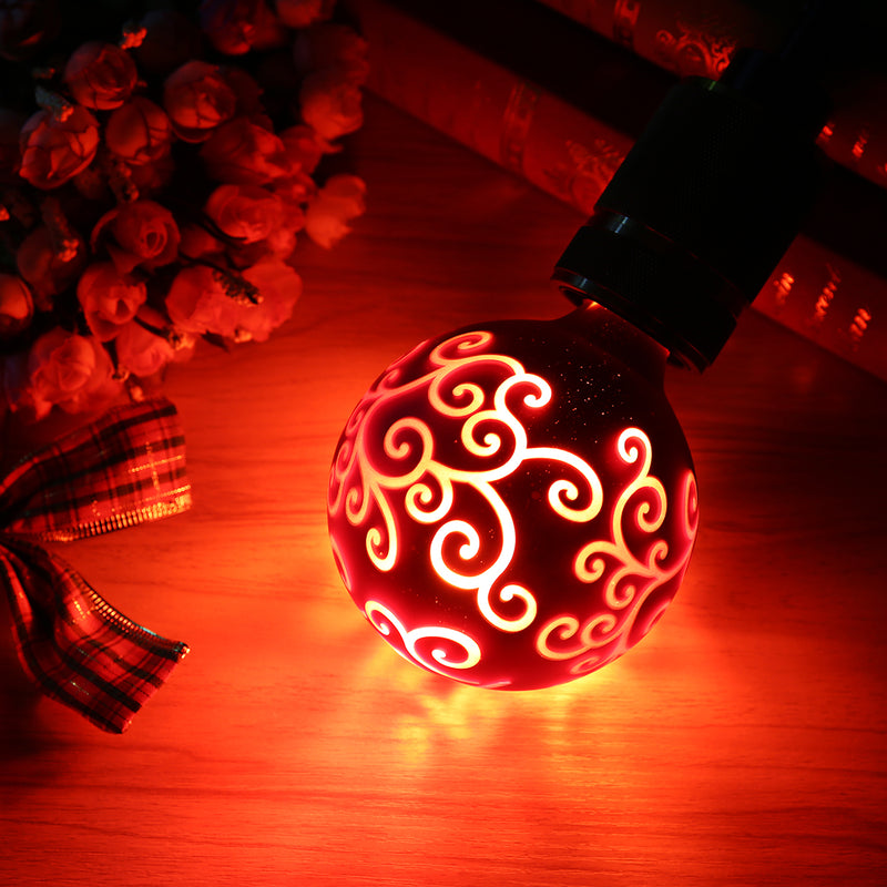 Kingso E27 G95 LED Light Bulb Christmas Edison Decorative Lamp for Holiday Home Indoor Use AC85-265V