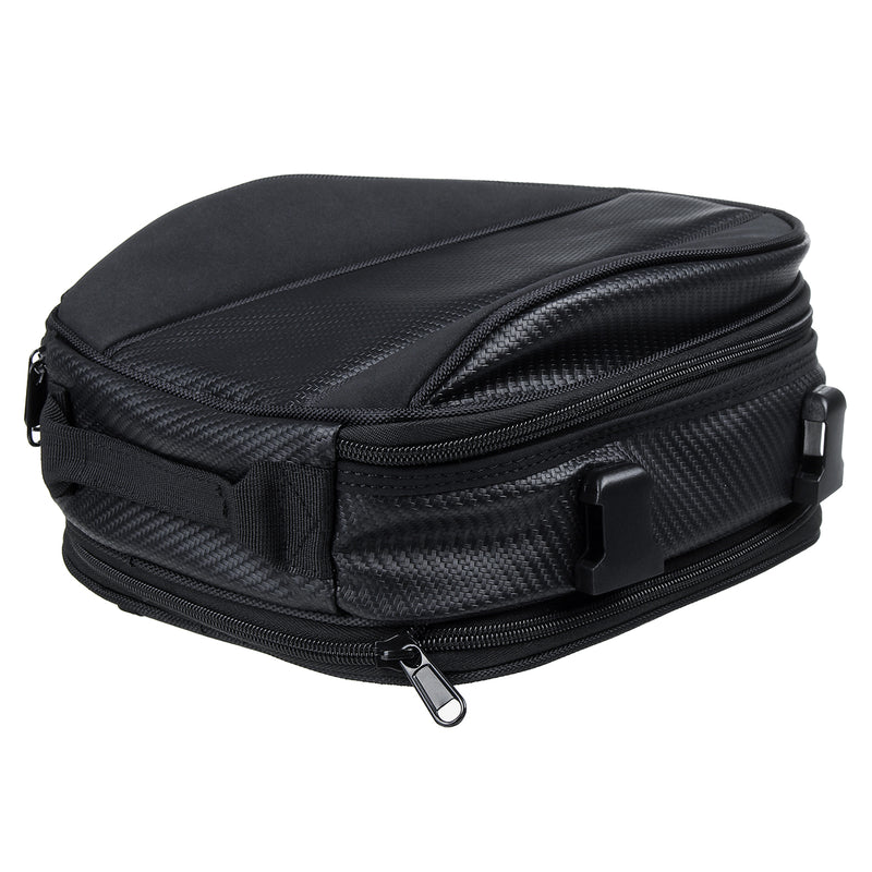 Waterproof Motorcycle Motorbike Reflective Rear Seat Saddlebags Helmet Luggage Storage Bag
