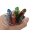 6 Pcs 992 Transparent Fine Nib Fountain Pens Office Supplies Stationery