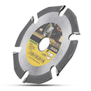 Drillpro 125mm 6 Teeth Circular Saw Blade Carbide Tipped Wood Carving Cutting Disc for Angle Grinders