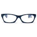 Womens Anti-fatigue Fashion Vintage Lightweoght Flexible Square Reading Glasses