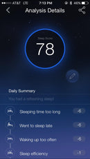XIAOMI Mijia Sleepace Sono Inteligente Sensor Control Remoto Andriod IOS APP Sleep Tracker Sleep Instrument