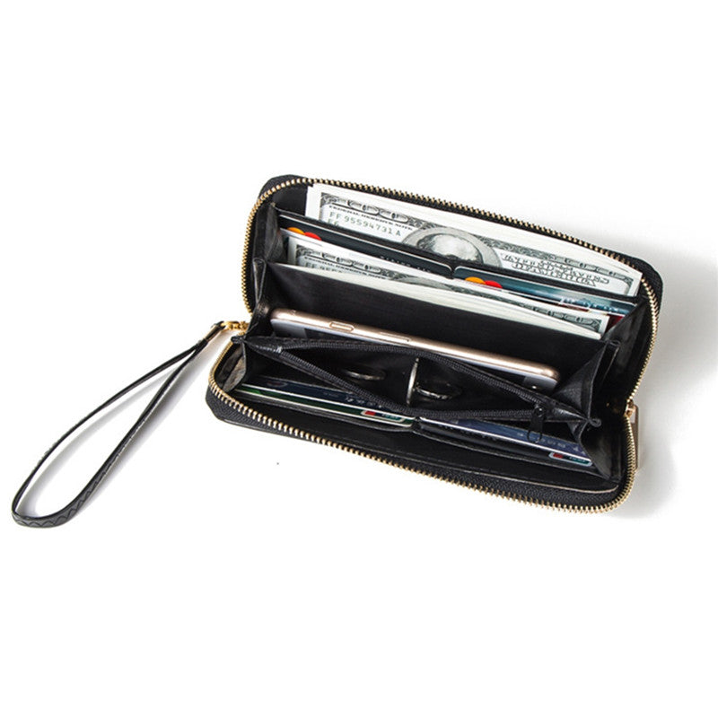 Multifunctional Unicorn Women Wallet Leather Purse Card Holder Zipper Phone Bag for iPhone Samsung