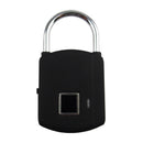 USB Smart Fingerprint Lock Anti Theft Padlock Keyless Door Luggage Case Lock