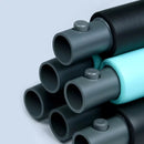 Xiaomi YEUX Removable Rubber Fitness Hoop Hula Body Beauty Slimming Yoga Ring Exercise Tools -Orange