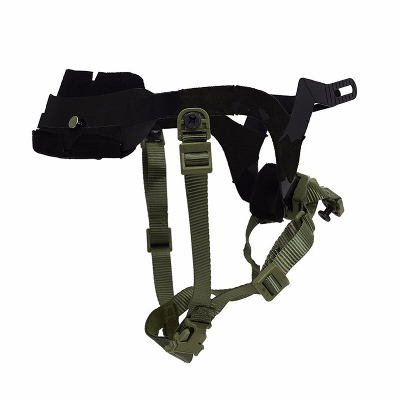 WoSporT Tactical Helmet Locking Buckle System Outdoor Protective Adjustable Strap Accessory