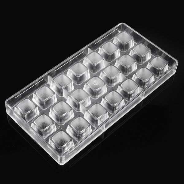 21 Cups Squares Shaped PC DIY Chocolate Mold Candy Pudding Ice Jelly Mould