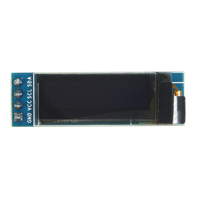 5Pcs Geekcreit 0.91 Inch 128x32 IIC I2C Blue OLED LCD Display DIY Oled Module SSD1306 Driver IC