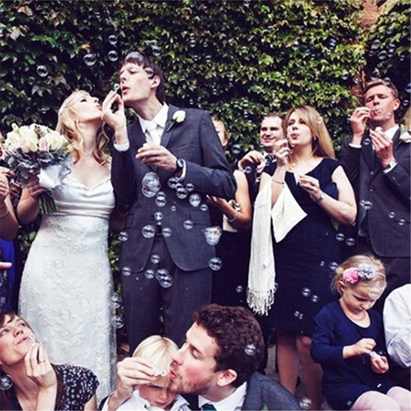 12Pcs/Set Empty Bubble Soap Bottles Wedding Birthday Party Decoration Toys