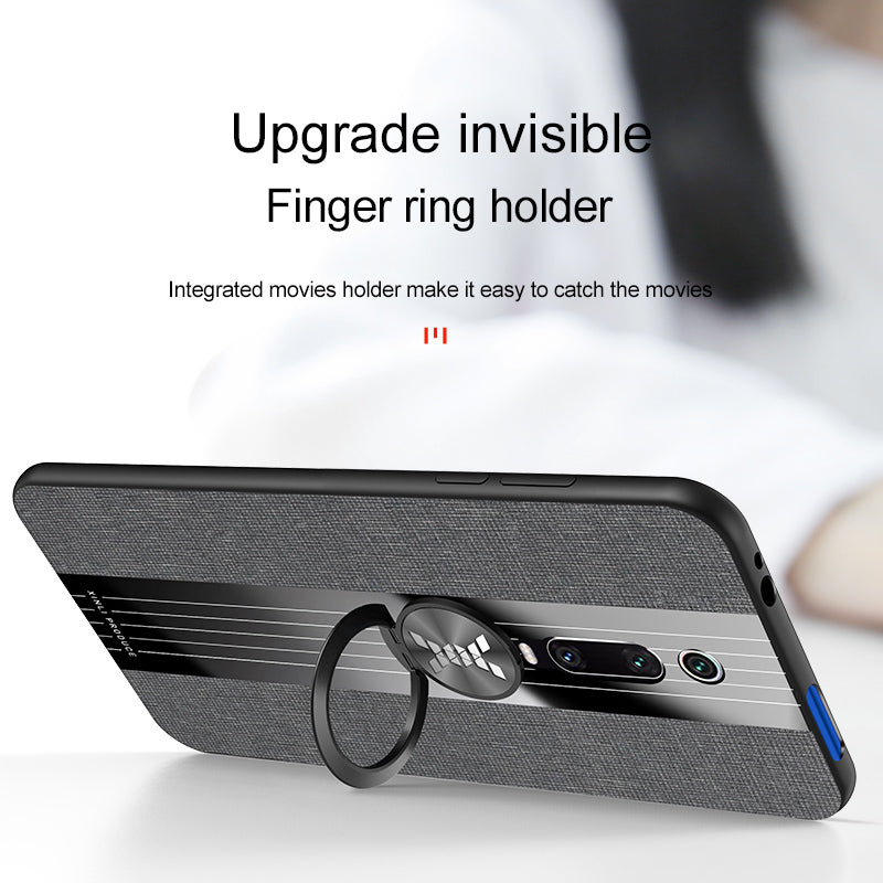 Bakeey Armor Shockproof Magnetic Ring Stand Cloth Protective Case For Xiaomi Mi 9T / Mi9T PRO /  Xiaomi Redmi K20 / Redmi K20 Pro