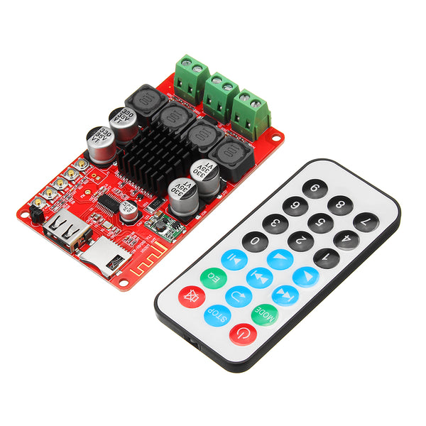 SANWU HF183 TPA3116 2X50W Digital bluetooth Receiver Module Amplifier Board U Disk TF Card Decoder