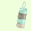 Portable 3 Tiers Baby Kids Milk Powder Storage Box Safe Food Formula Dispenser