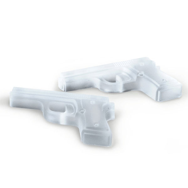 Honana CF-GI4 Gun Shape Silicone Ice Cube Tray Chocolate Pudding Jelly Mold Bar Drink Tool