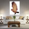 Miico Hand Painted Oil Paintings Simple Style-B Flying Owl Wall Art For Home Decoration Painting