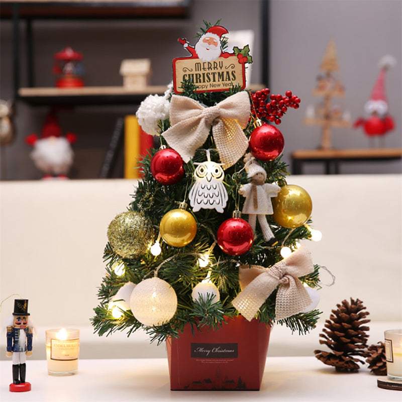 45CM LED Lights Artificial Small Christmas Tree String Ornaments for Christmas Party Decoration Supplies