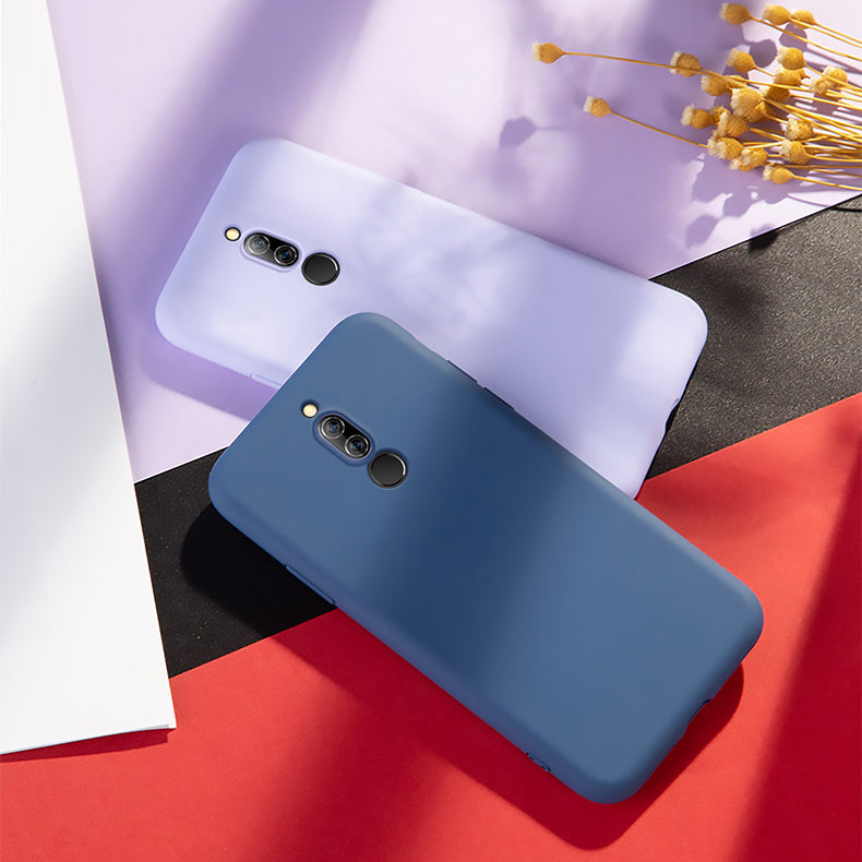 For Xiaomi Redmi 8 Case Bakeey Pure Shockproof Liquid Silicone Rubber Back Cover Protective Case