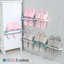 3 in 1 Home Wall-Mounted Shoes Shelf Racks Slippers Shoes Holder Shoes Storage Rack Shoes Organizer