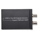 HD To Two SDI Loop HD Outputs Converter Supports 720P / 1080P