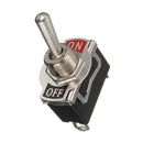 Excellway 12V Heavy Duty Toggle Switch Flick ON/OFF Light Switch Spst With Waterproof Missile Cover