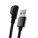Bakeey 3A 3 in 1 Type C Micro USB LED Light Elbow Magnetic Fast Charging Data Cable For Huawei P30 Pro Mate 30 5G Xiaomi Mi9 9Pro 5G Redmi Note 5 7A  S10+ Note 10 5G