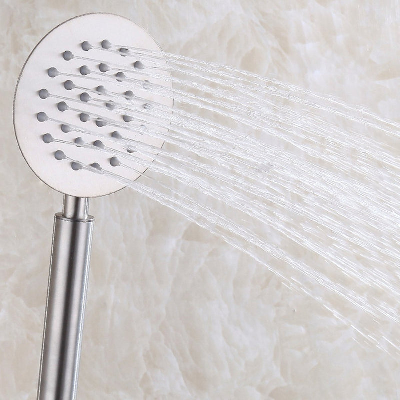 Stainless Steel Adjustable Shower Slider Riser Rail Bar Kit Head Hose Set System