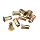 Suleve MXZN8 93Pcs Mixed Steel Rivet Nut Rivnuts Blindnuts Nutserts M3-M10 Nut Insert Rivet Assortment Kits