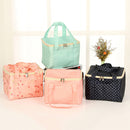 Lunch Tote Bag Oxford Waterproof Cooler Insulated Handbag Large Capacity Storage Containers