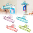 ABS Rolling Squeezer Toothpaste Dispenser Tube Partner Sucker Hanging Holder