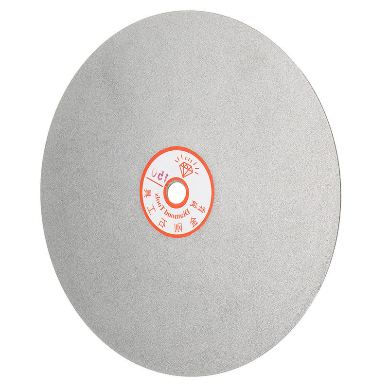 8 Inch Diamond Lapidary Glass Gemstone Grinding Flat Lap Disc Grinding Polishing Wheel 150 Grits