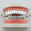 4 Colors Metal Glossy Braces Plating  Black Braces Hip Hop Rose Gold Grillz Teeth Jewelry