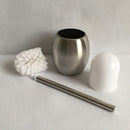 1 Set Stainless Steel Toilet Brush Holders Brush Toilet Cleaning Brush ToileF5Y5