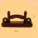 Modern Chinese Style Hand Wooden Folding Fan Stand Display Base Holder Home