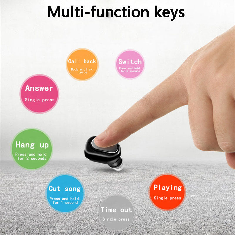 New H58 Mini Bluetooth Headset Wireless Earphones Bluetooth Headphone With  U6T5