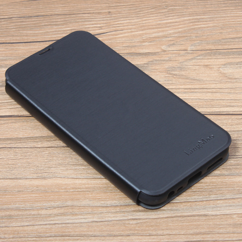 For Xiaomi Redmi 8A Case Bakeey Flip with Stand Card Slot Full Body Brushed Leather Shockproof Soft Protective Case