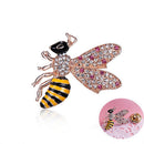 Fashionable Bumble Bee Crystal Brooch Pin Costume Badge Party Jewelry Gift  F1O6